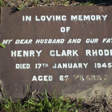 RHODES Henry Clark -1945 &amp; Elsie -1947 