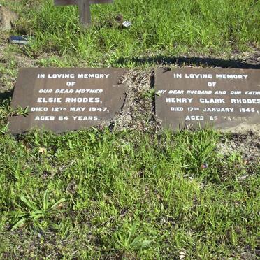 RHODES Henry Clark  -1945 &amp; Elsie -1947 