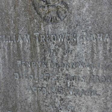 RICHARDS William Tredwen -1898
