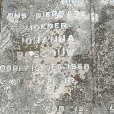 ROSSOUW Johanna -1960
