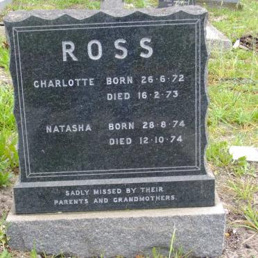 ROSS Charlotte 1972-1973 :: ROSS Natasha 1974-1974