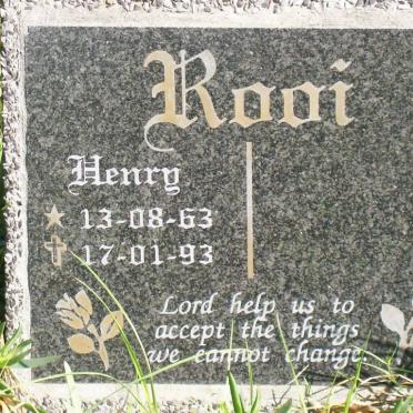 ROOI Henry 1963-1993