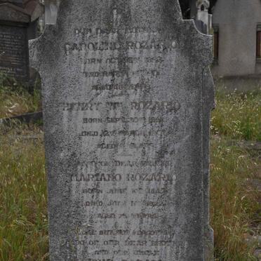 ROZARIO Mariano 1847-1922 &amp; Caroline 1852-1901 :: ROZARIO John 1874-1934 :: ROZARIO Henry 1891-1901