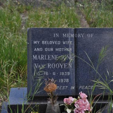 ROOYEN Marlene June, van 1939-1978