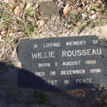 ROUSSEAU Willie 1906-1996