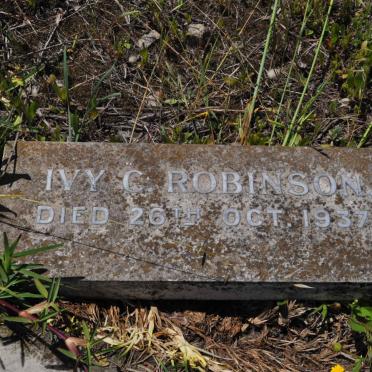 ROBINSON Ivy C. -1937