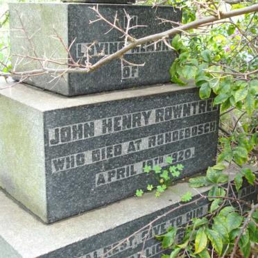 ROWNTREE John Henry -1920
