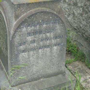 ROSSOUW Maria 1930-1948