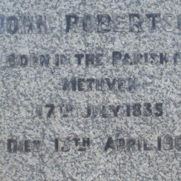 ROBERTSON John 1835-1908