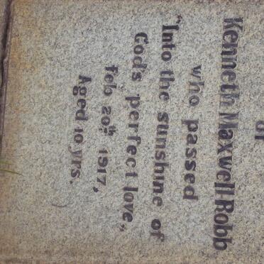 ROBB Kenneth Maxell -1917