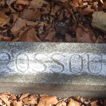 ROSSOUW Barend Petrus -1952 &amp; Susarie Johanna -1966
