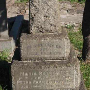 RUTKOWITZ Peter Paul -1944 &amp; Maria -1940