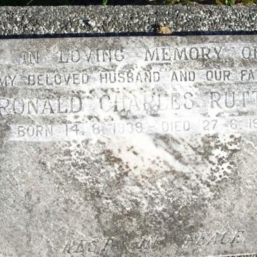 RUTTER Ronald Charles 1939-1981
