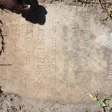 RUSSO Herman A.G. -1915 &amp; M.C.S.P. -1964