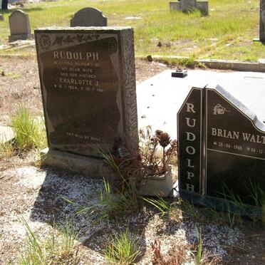 RUDOLPH Charlotte J. 1924-1967  :: RUDOLPH Brian Walter  1948-1999