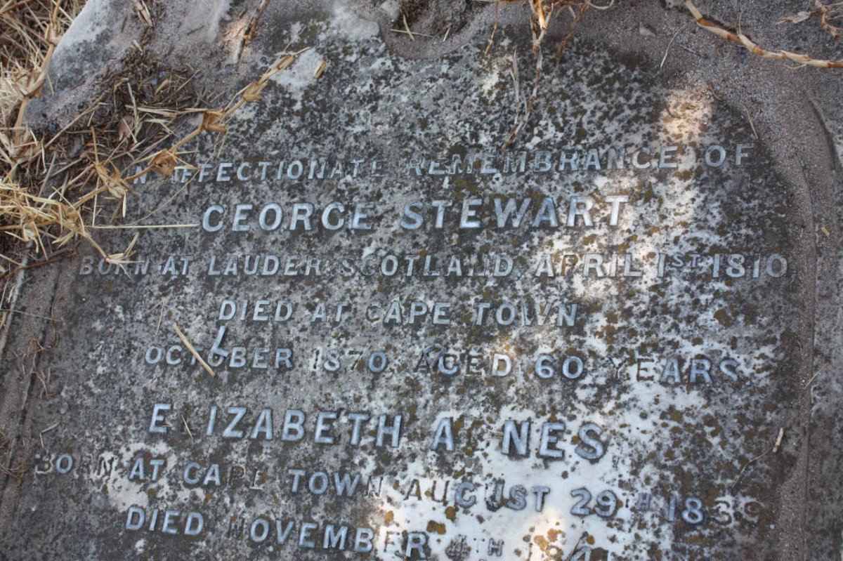 STEWART George 1810-1870 :: STEWART Elizabeth Agnes 1839-1841 