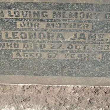 STACEY Leonora Jane -1933