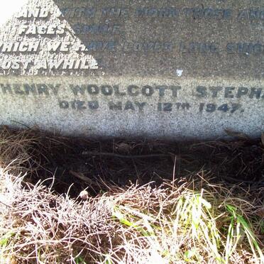 STEPHENS Henry Woolcott -1947