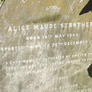 STROTHER Alice Maud 1866-1894