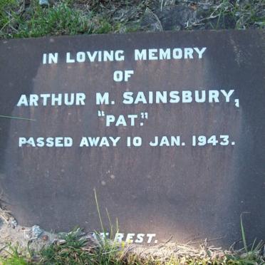 SAINSBURY Arthur M. -1943