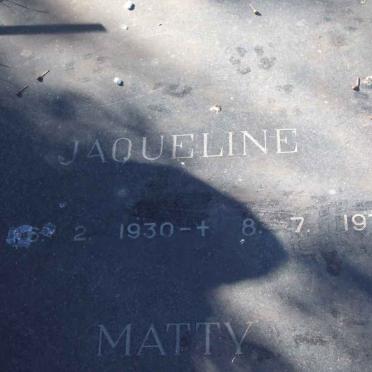 SADIE Jacqueline 1930-1974 :: SADIE Matty 1897-1994 
