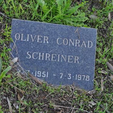 SCHREINER Oliver Conrad 1951-1978