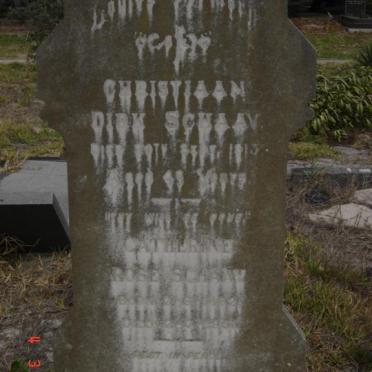 SCHAAY Christiaan Dirk -1913 :: SCHAAY Catherine Rose 1882-195?