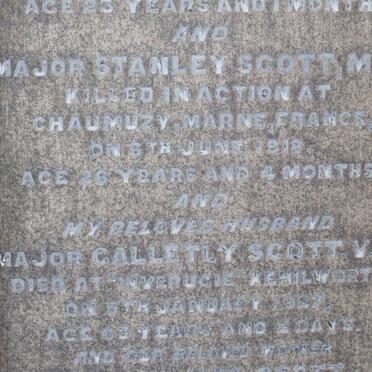 SCOTT Stanley -1918 :: SCOTT Galletly  -1927