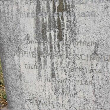 SCHULTZ Annie Amelia -1934