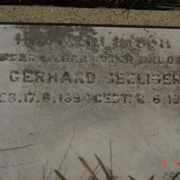 SEELIGER Gerhard 1894-1968