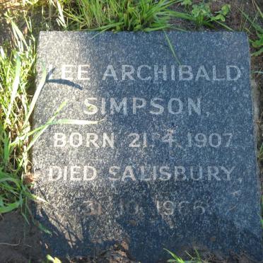 SIMPSON Lee Archibald 1907-1965