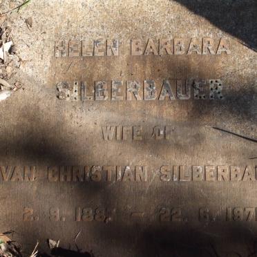 SILBERBAUER Helen Barbara 1883-1971