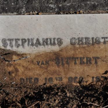 SITTERT Stephanus Christiaan, van -19??