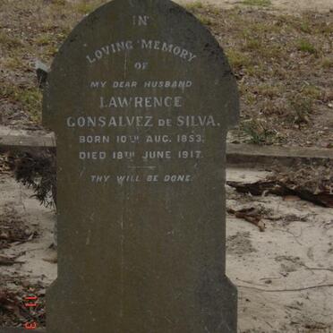 SILVA Lawrence Gonsalvez, de 1853-1917