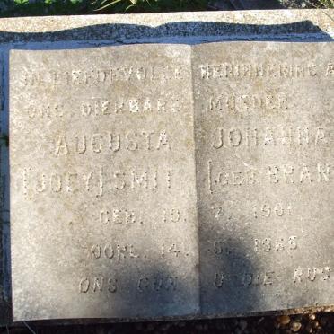 SMIT Augusta Johanna nee BRAND 1901-1965