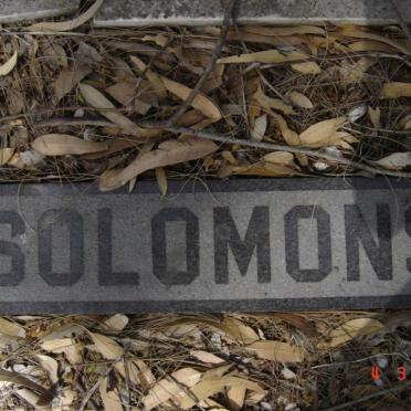 SOLOMONS