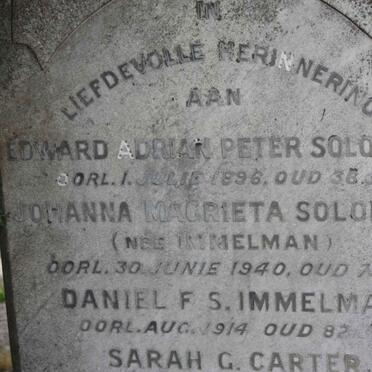 SOLOMOM :: IMMELMAN :: CARTER