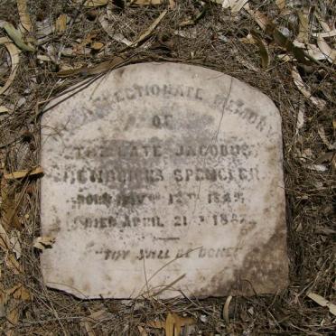 SPENCER Jacobus Hendrickus 1849-1887