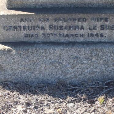 SUEUR Gertruida Susanna, le -1946