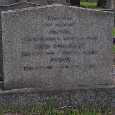 SWART Michiel 18??-194? &amp; Maria OTTO 18?5-1958 :: SWART Petrus 1881-1972