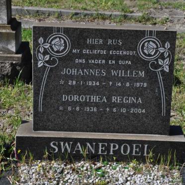 SWANEPOEL Johannes Willem 1934-1979 &amp; Dorothea Regina 1936-2004