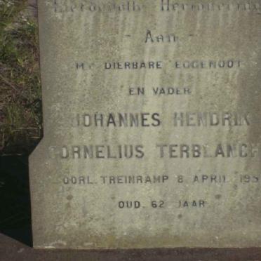 TERBLANCHE Johannes Hendrik Cornelius -1957
