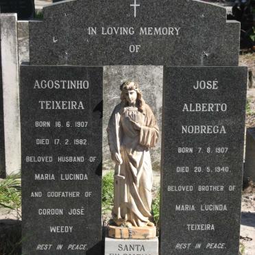 TEIXEIRA Agostinho 1907-1982 :: NOBREGA Alberto Jose 1907-1940