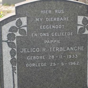 TERBLANCHE Jelico R. 1933-1962