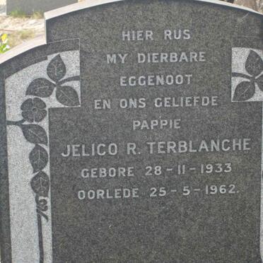 TERBLANCHE Jelico R. 1933-1962