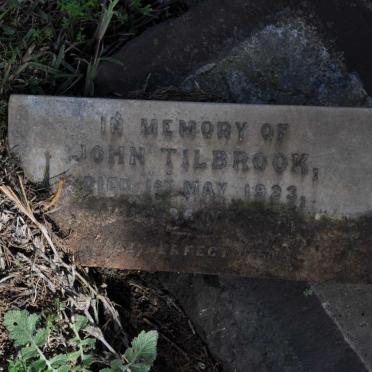 TILBROOK John -1923