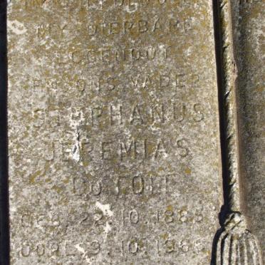TOIT Stephanus Jeremias, du 1885-196?