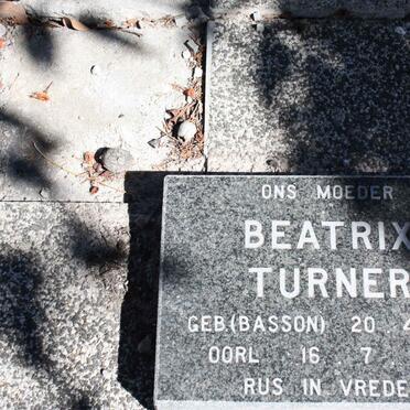 TURNER Beatrix nee BASSON 1916-1997