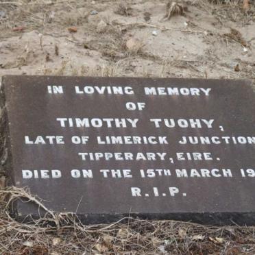 TUOHY Timothy -1952