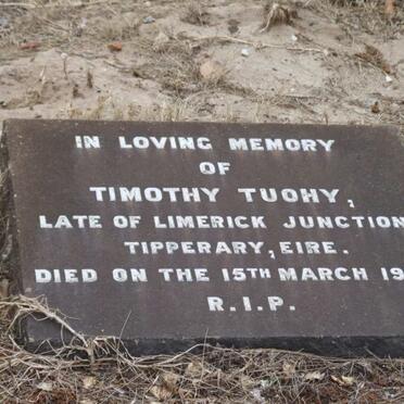 TUOHY Timothy -1952